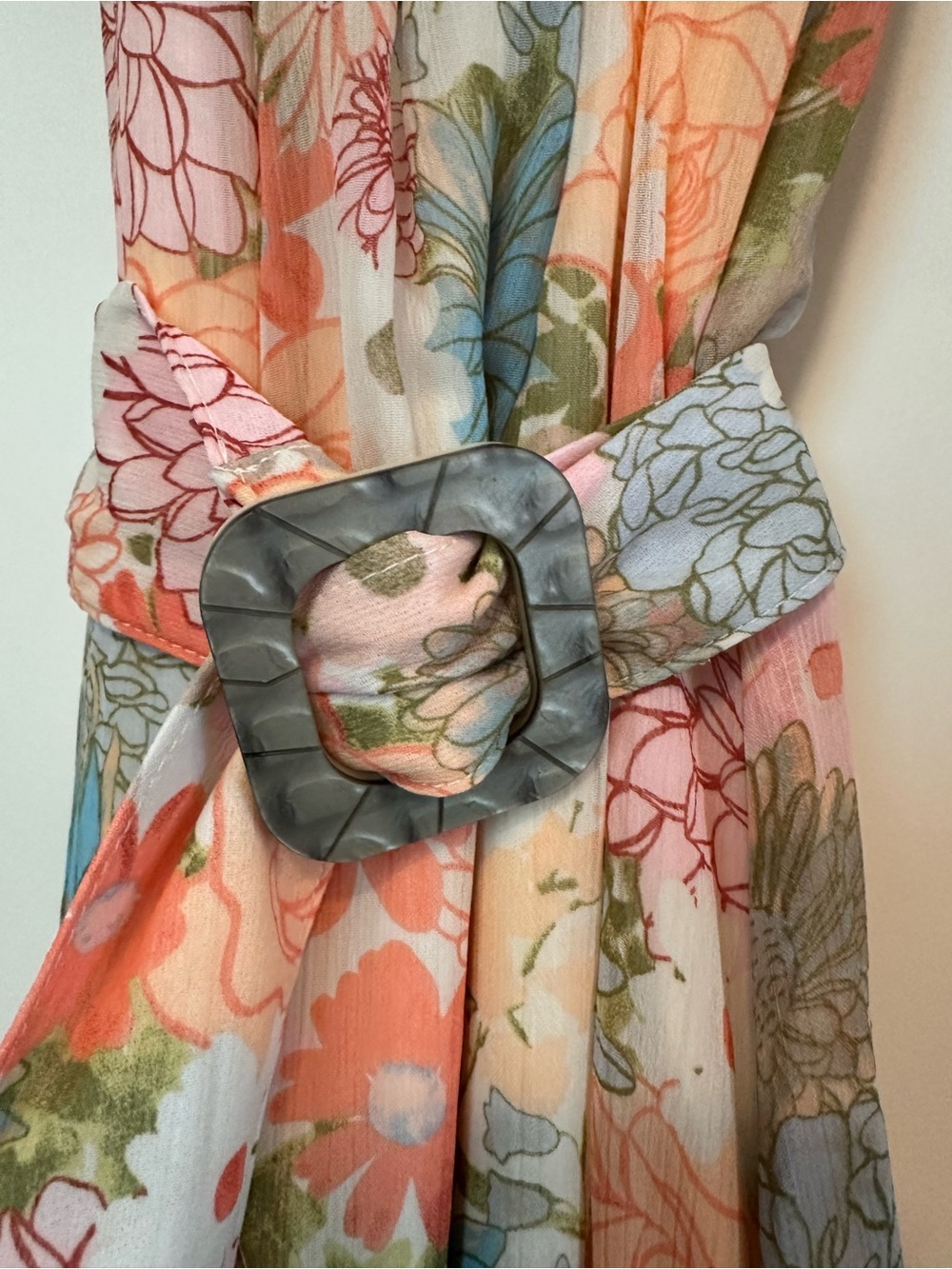 Long floral dress by Taylor - Picture 4 of 6